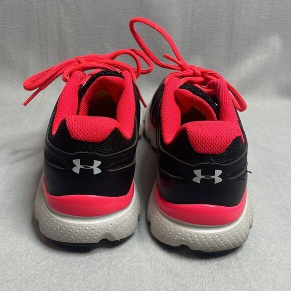 Under Armour Micro 4d-Foam Black and Pink Shoes Size 9 - Picture 4 of 5